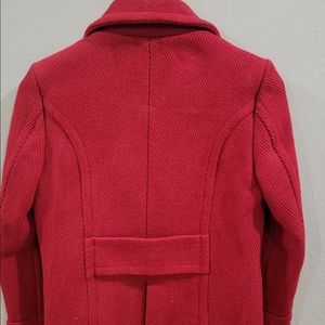 Red wool jacket